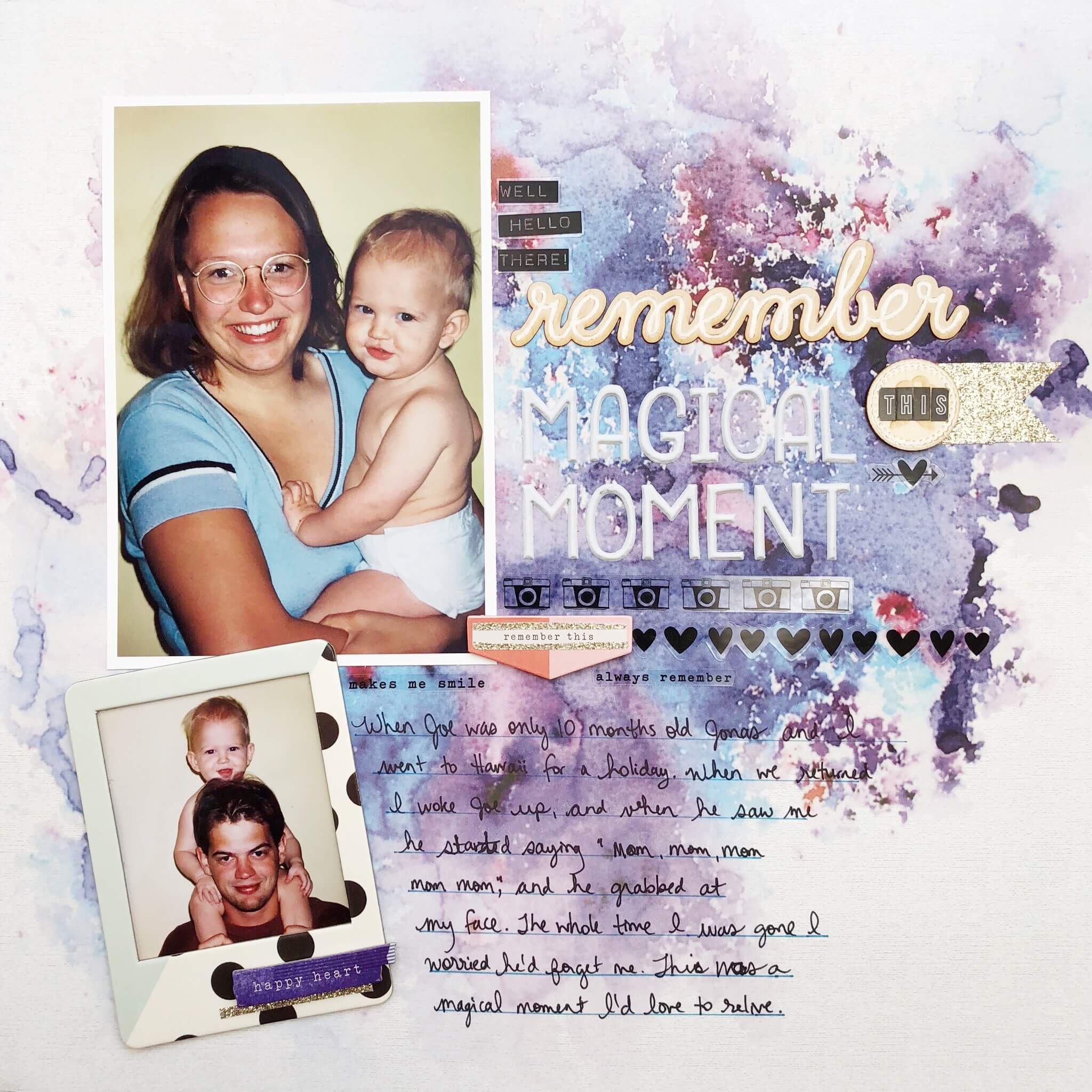 magical moment layout Alice Boll